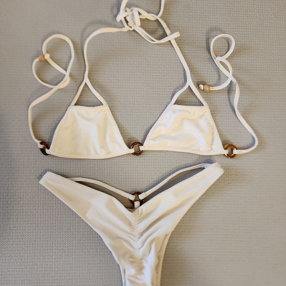 Elegant White Bikini Set